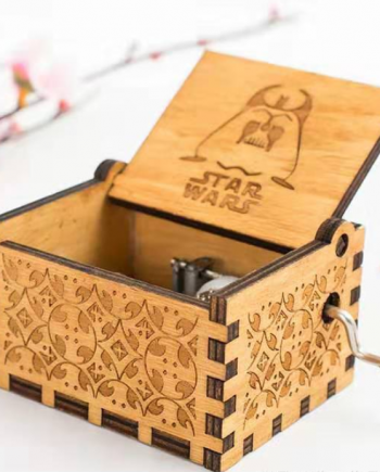 Star Wars Wooden Music Box - Wood Color 1