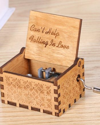 Can't help falling in love - wooden music box