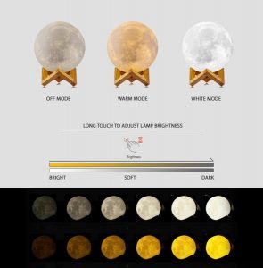 Moon Lamp - Color Touch guide