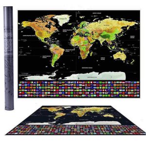 Scratch Off Map of the World